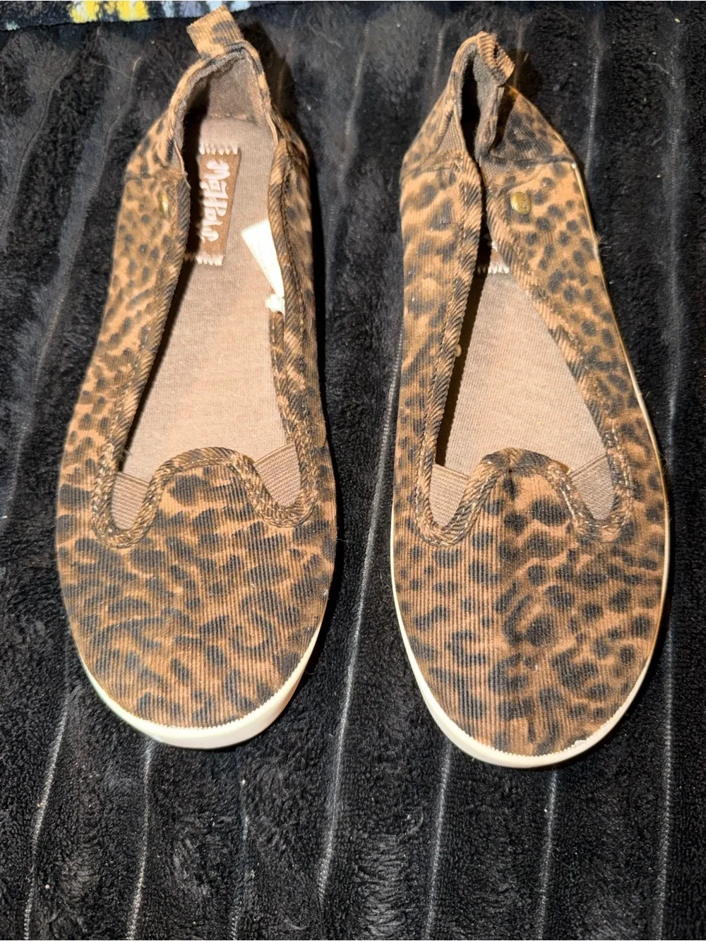 Leopard Print Slip-On Women’s Casual Shoe - Brown